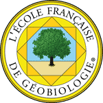 Logo officiel de l’École Française de Géobiologie.