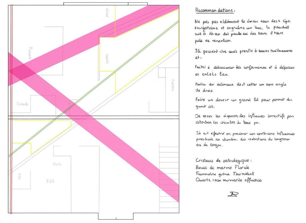 Plan d’un logement avec des recommandations personnalisées.